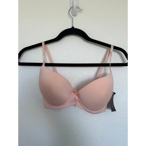 Frederick's of Hollywood Amira Light Pink Padded Push Up Bra - 36C - Picture 1 of 4